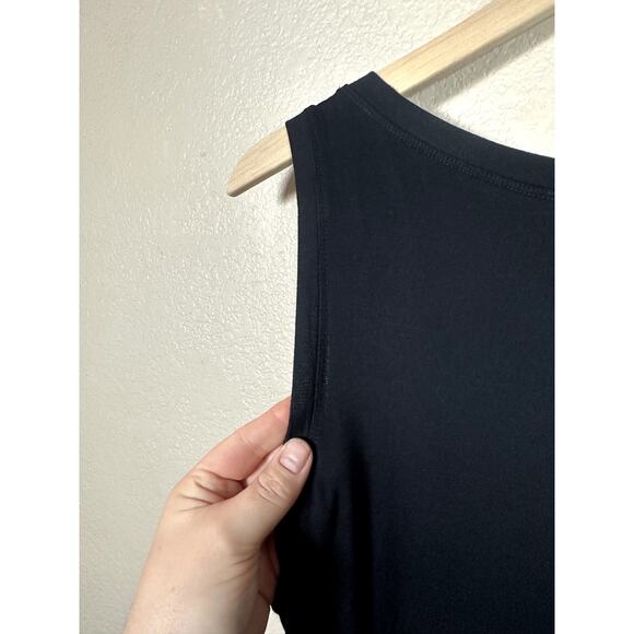 CaBi Black Tank Stretch Simple Midi Maxi Dress Size Large - Picture 7 of 7